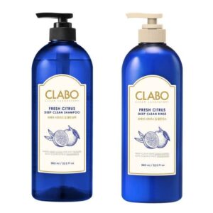 Kerasys CLABO  Laboratory Fresh Citrus Deep Clean Shampoo 960ml + Condicionador 960ml
